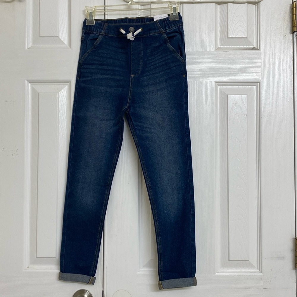 Children’s (Girls) Dark Blue Little Co. by Lauren Conrad Denim Jogger Size 8